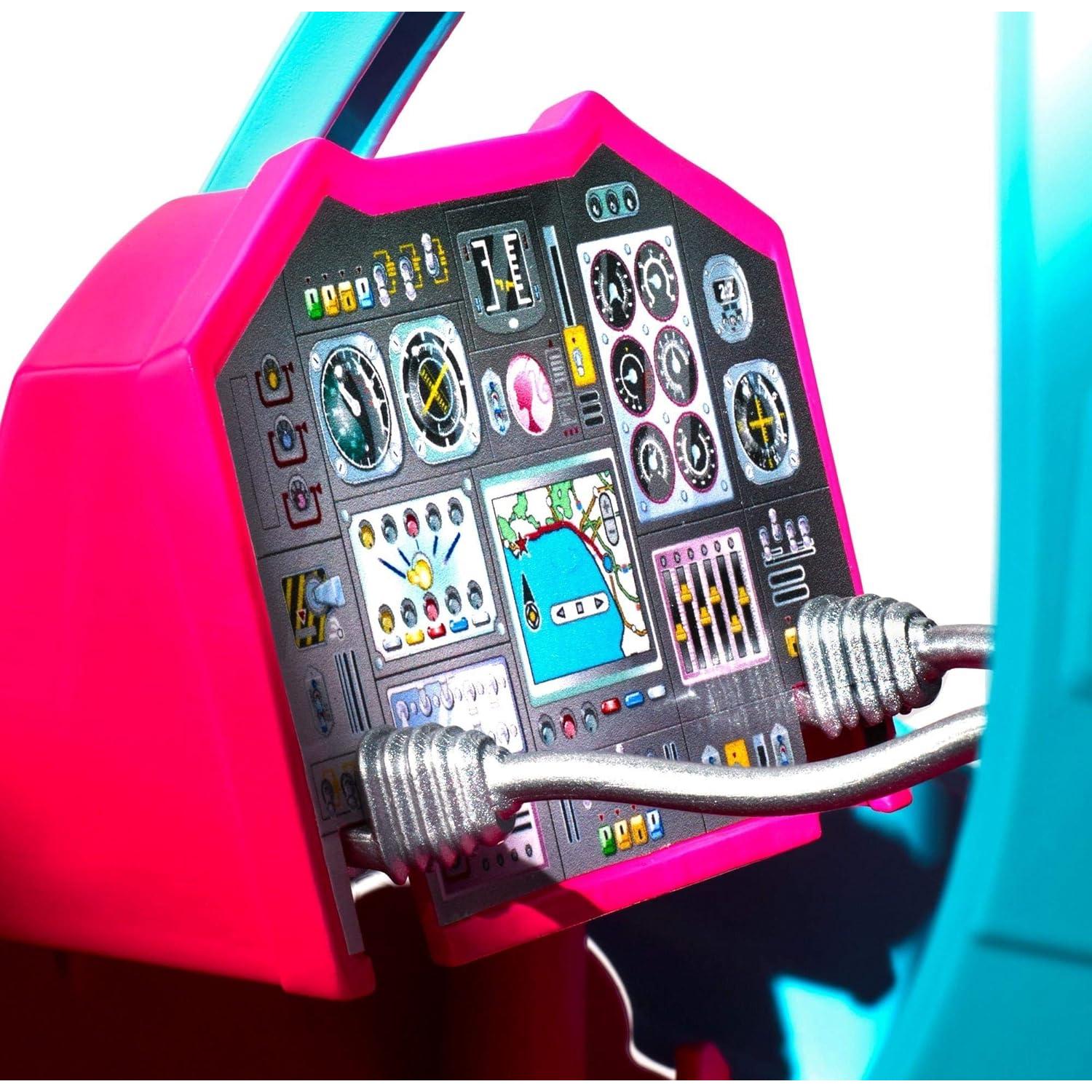 Helicóptero Barbie Rosa y Azul - Vehículo de Muñeca MATTEL