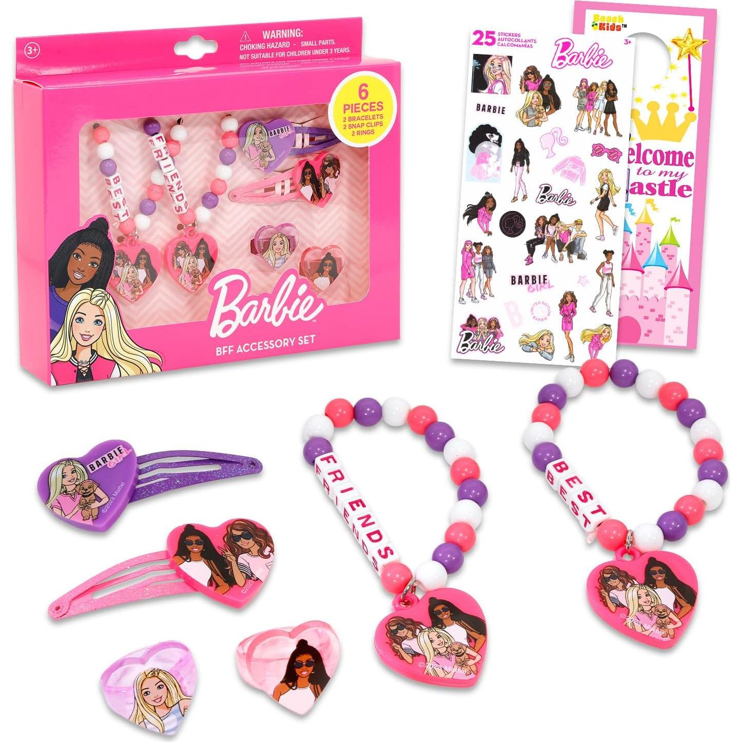 Conjunto de Accesorios BFF de Barbie - 6 Piezas para Niñas