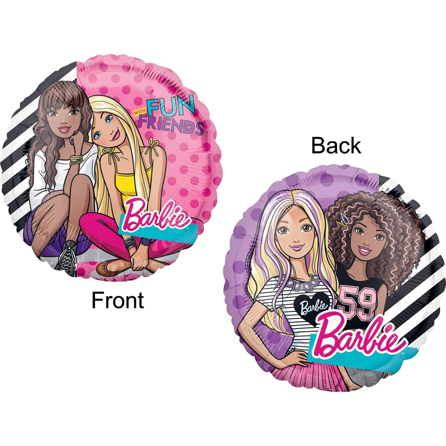 Ramo de Globos de Foil Barbie Anagram - Fiesta Cumpleaños