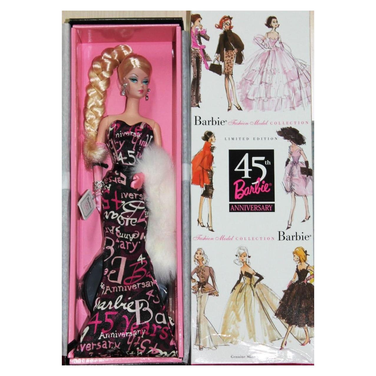 Barbie 45 Aniversario Edición Limitada Mattel - Moda