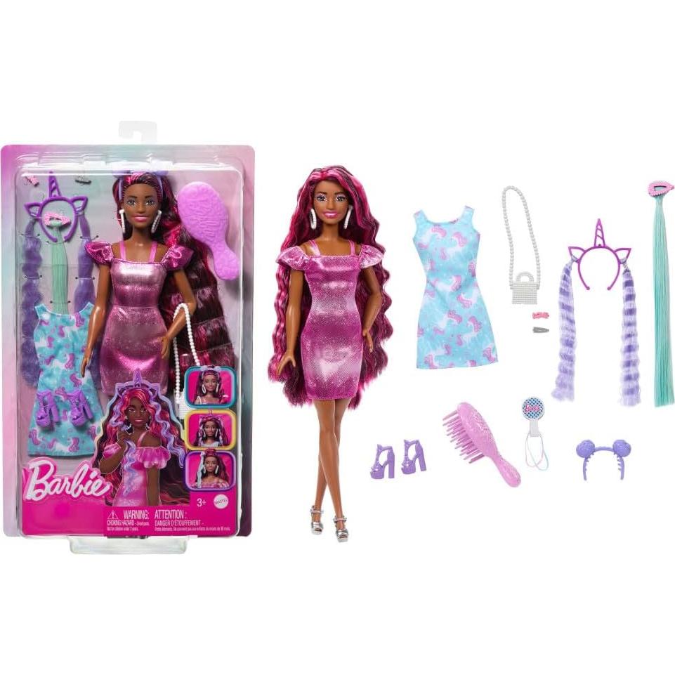 Muñeca Barbie Divertida y Elegante con Accesorios - 21.6 cm