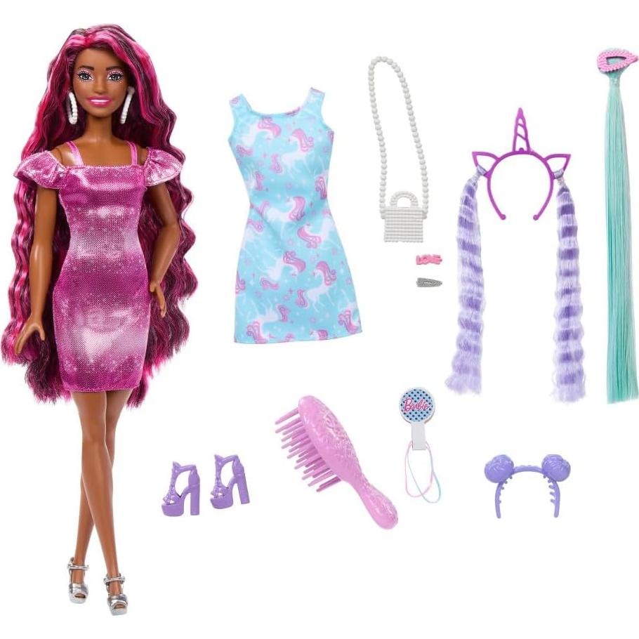 Muñeca Barbie Divertida y Elegante con Accesorios - 21.6 cm