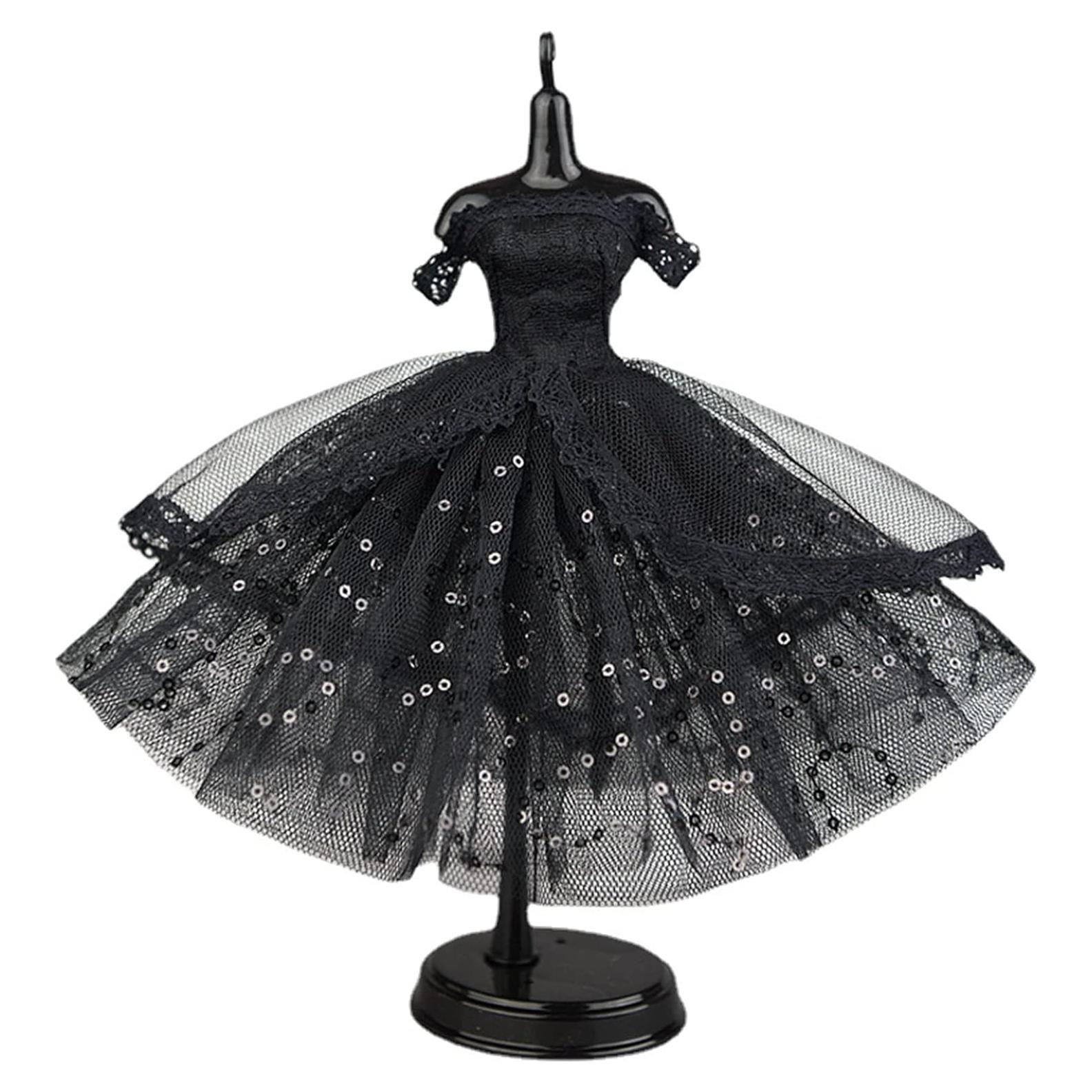 Vestido Tutu de Ballet Apatsuki para Muñeca 29cm Lentejuelas Negras