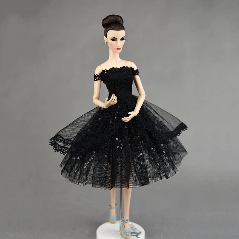 Vestido Tutu de Ballet Apatsuki para Muñeca 29cm Lentejuelas Negras