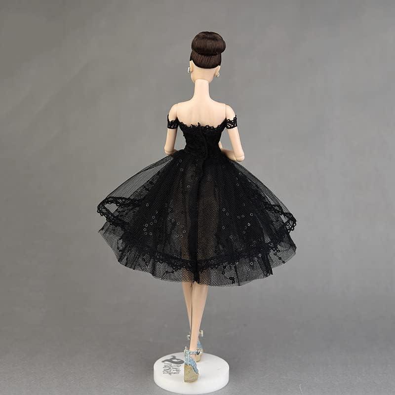 Vestido Tutu de Ballet Apatsuki para Muñeca 29cm Lentejuelas Negras