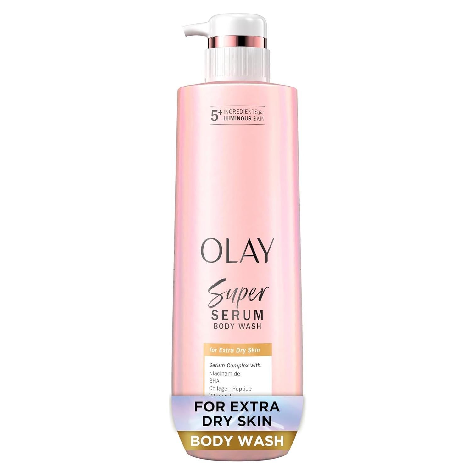 Olay Super Serum Gel de Ducha 549 ml para Piel Extra Seca