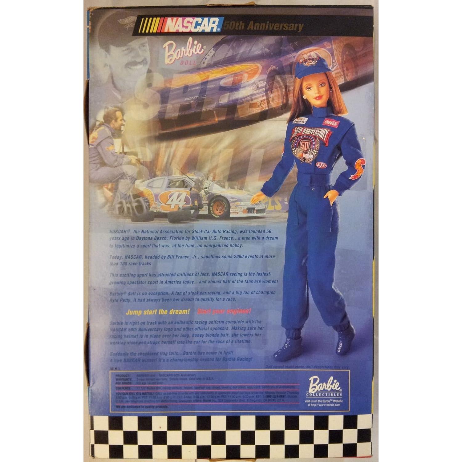 Barbie NASCAR 50 Aniversario Edición Coleccionista Mattel