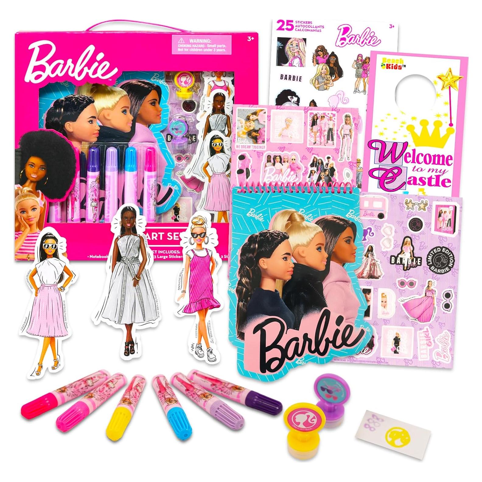 Kit de Manualidades de Barbie para Niñas - Arte y Colores