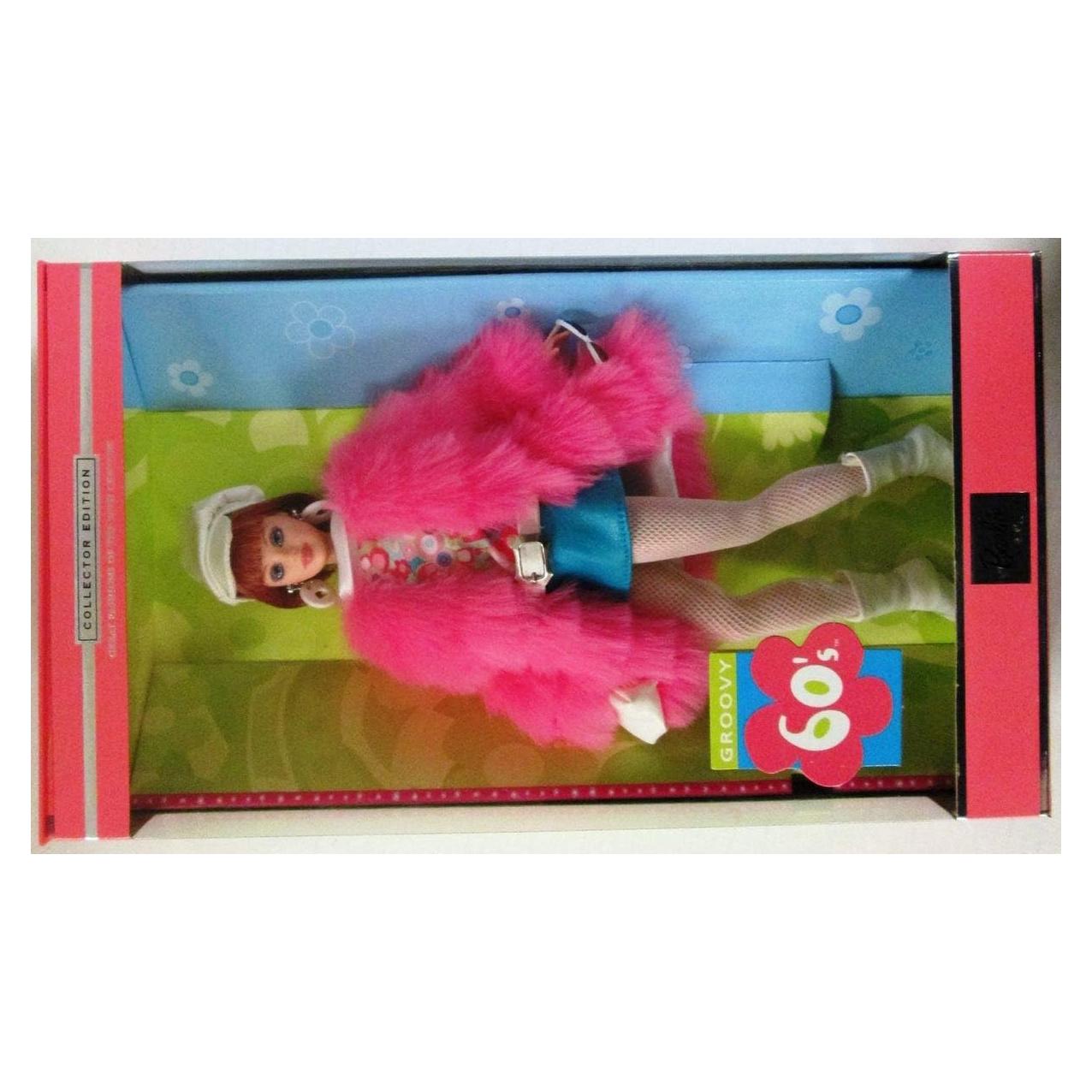 Muñeca Barbie Groovy Sixties Mattel 34.8x20.1 cm