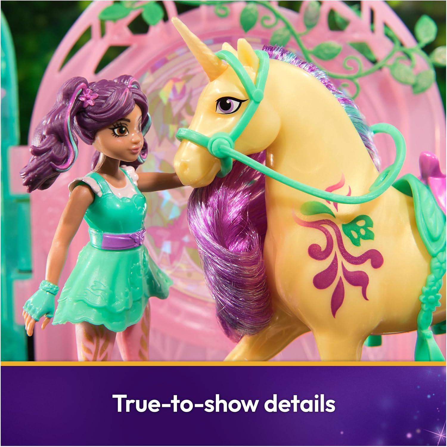 Juego de Establo Academia Unicornio Spin Master con Muñeca Ava