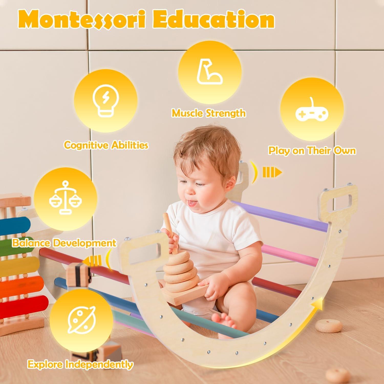 Juego de Triángulo Pikler JOYTRY 7 en 1 para Niños 11.89 kg