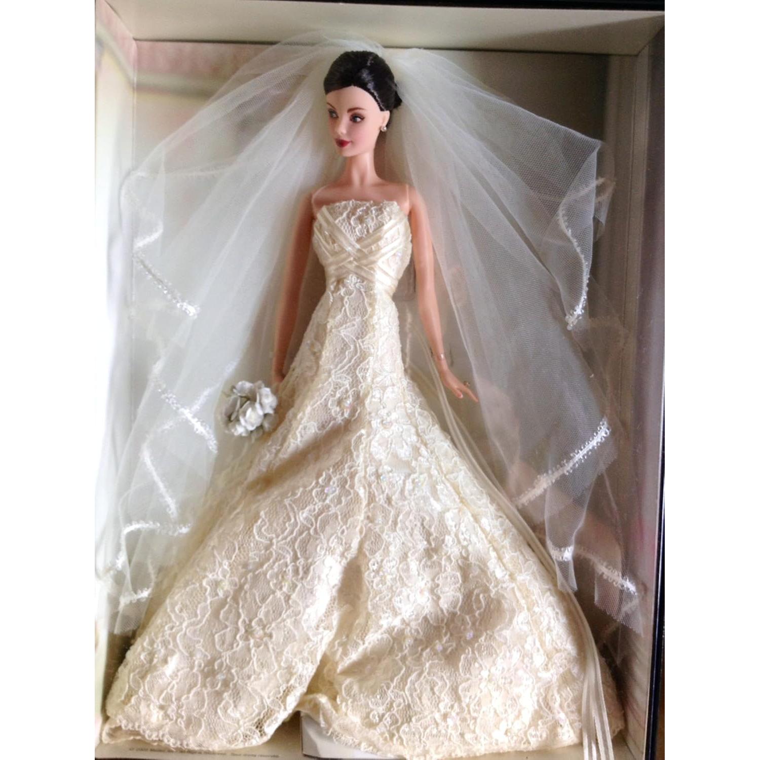 Muñeca Barbie Novia Carolina Herrera Platino 30.48cm