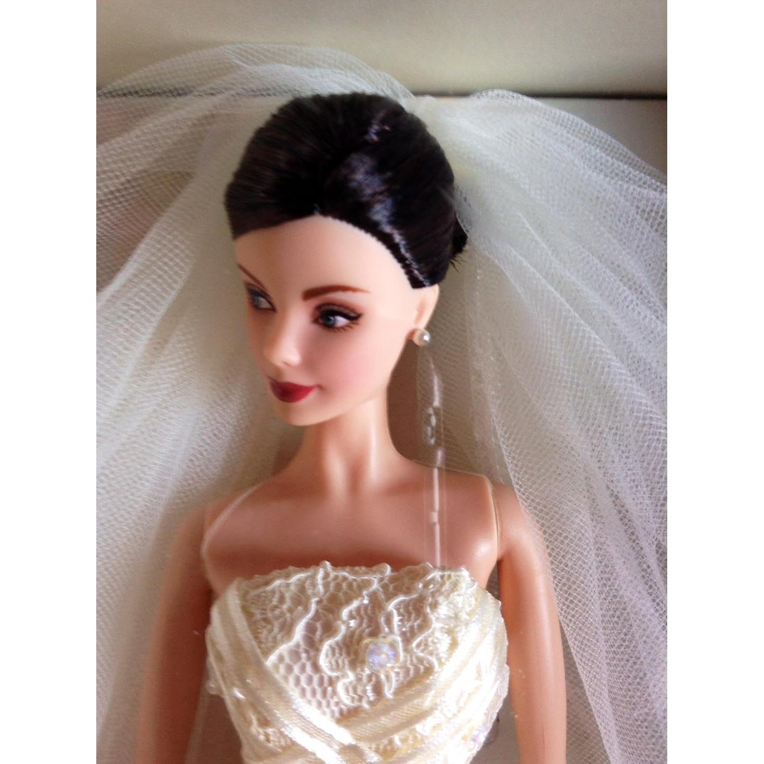 Muñeca Barbie Novia Carolina Herrera Platino 30.48cm