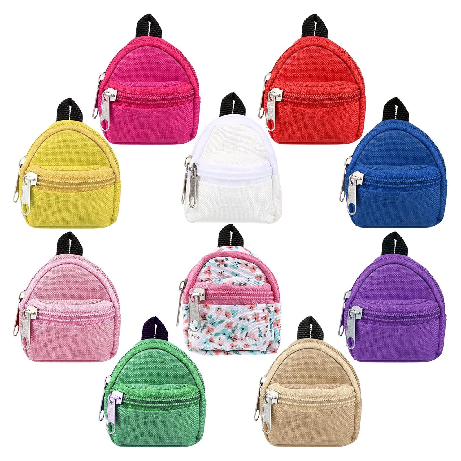 Mochilas para Muñecas Skylety - 10 Pcs Mini Accesorios