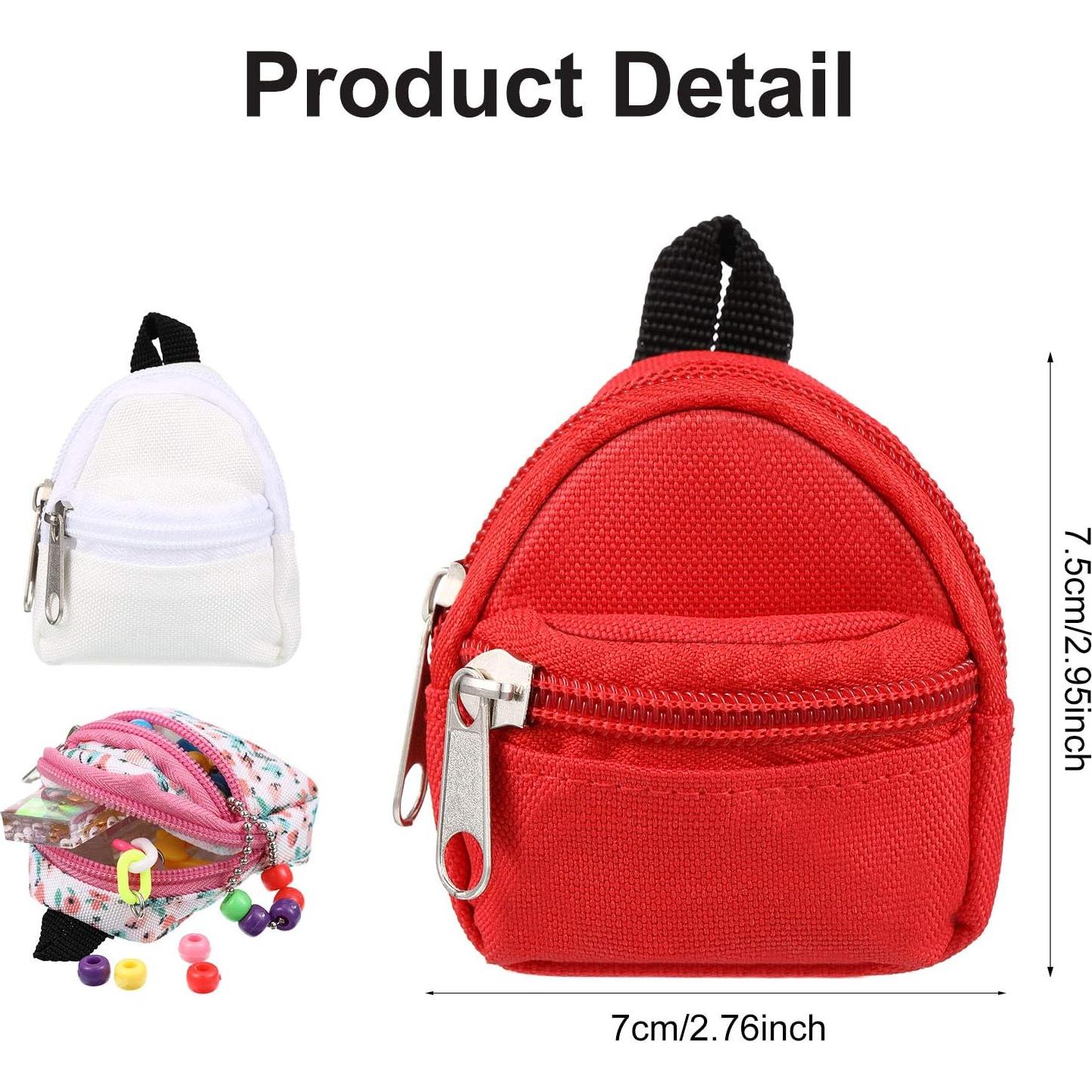 Mochilas para Muñecas Skylety - 10 Pcs Mini Accesorios