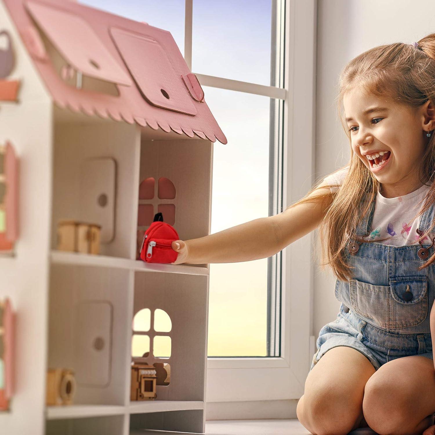 Mochilas para Muñecas Skylety - 10 Pcs Mini Accesorios