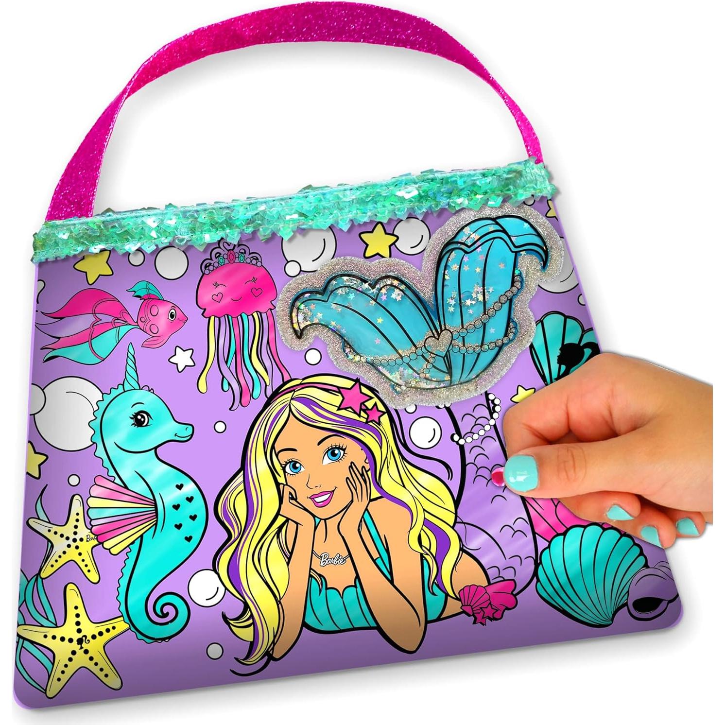 Bolso Personalizable Barbie con Marcadores y Gemas
