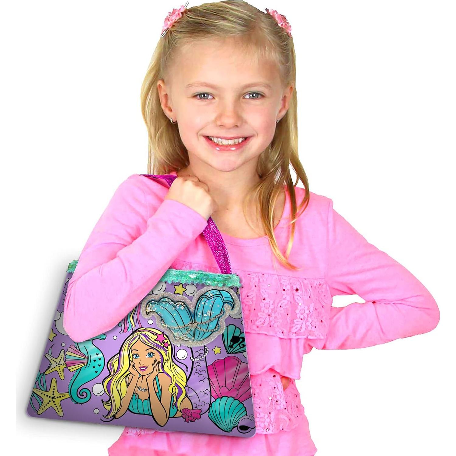 Bolso Personalizable Barbie con Marcadores y Gemas