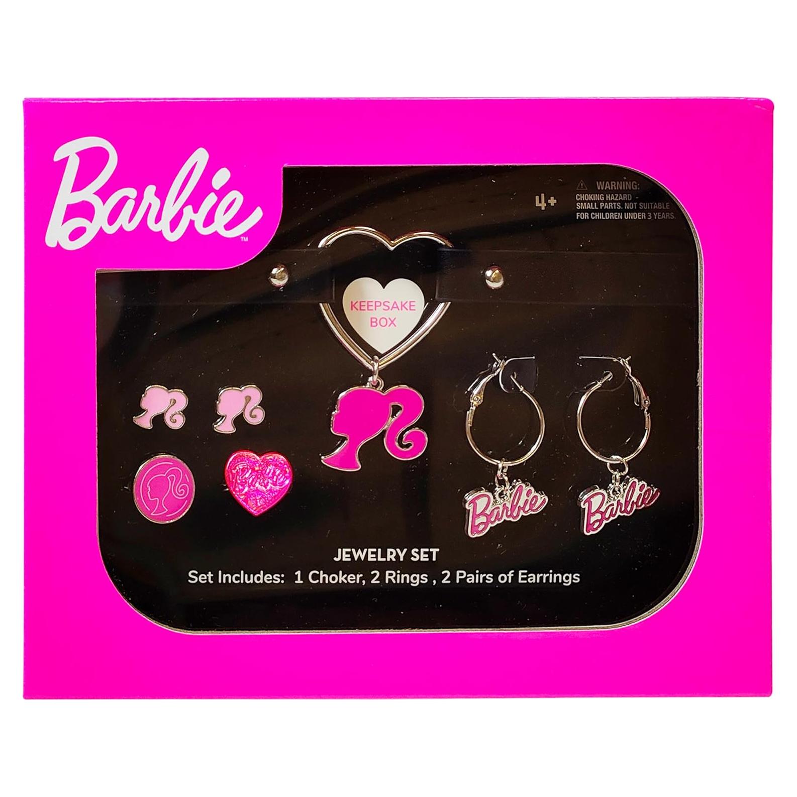 Conjunto de Joyería para Niñas LUV HER Barbie - 2 Piezas
