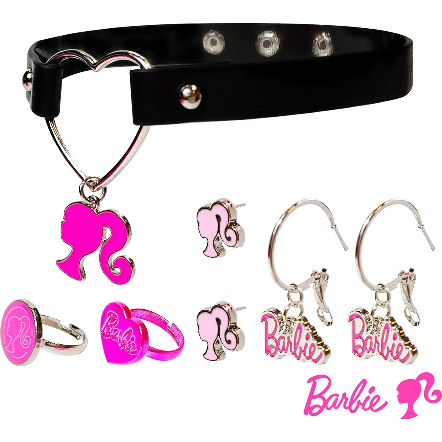 Conjunto de Joyería para Niñas LUV HER Barbie - 2 Piezas