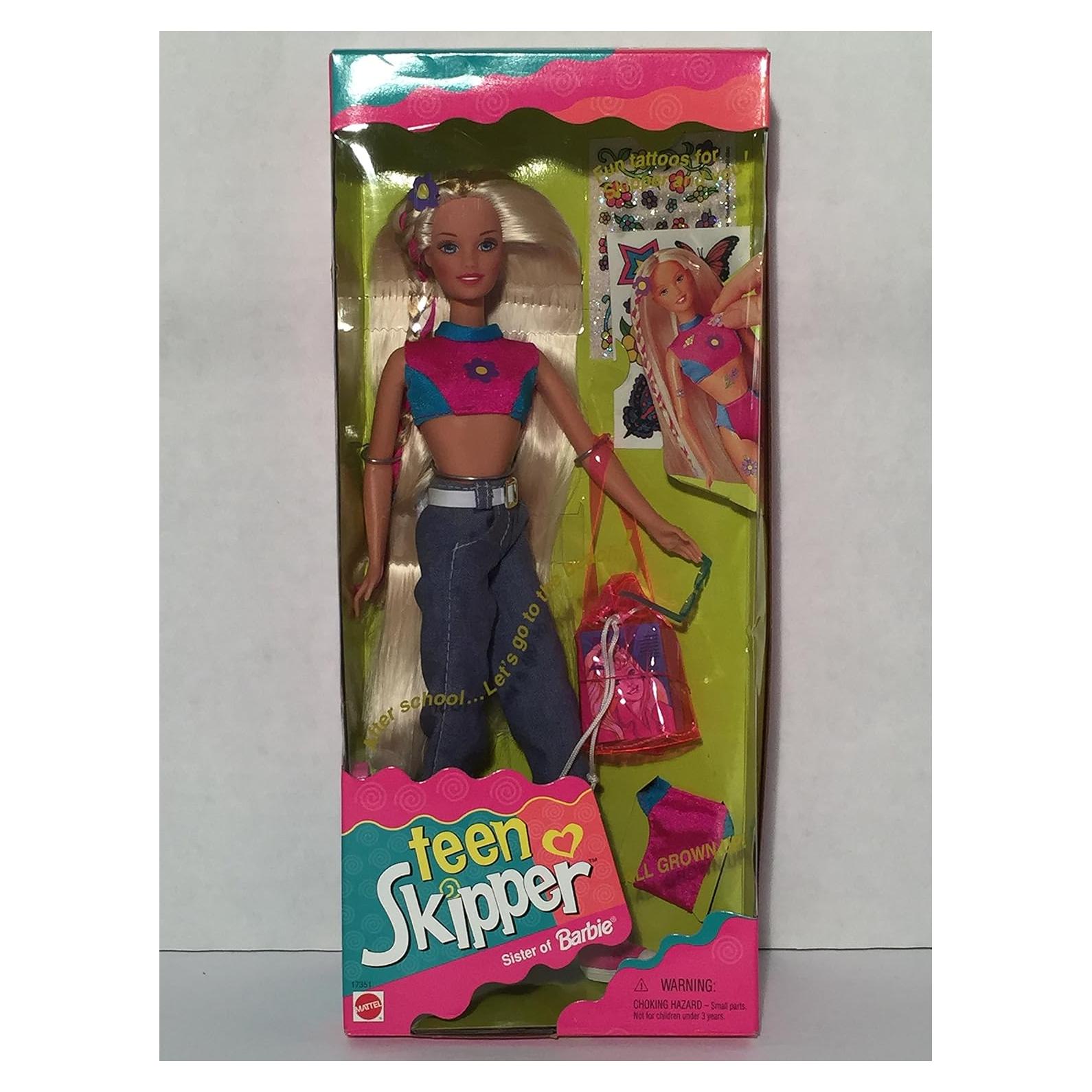 Muñeca Barbie Teen Skipper 29.2 cm Mattel 1996