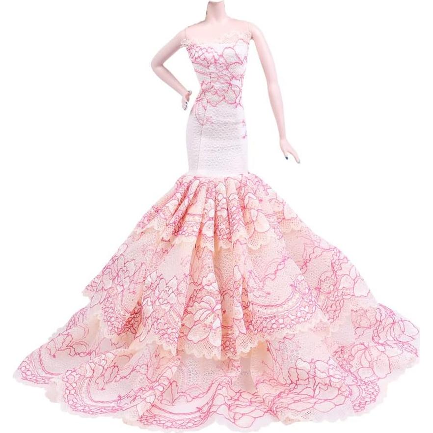 Conjunto de 3 Vestidos Vintage para Muñeca 29cm Lance Home