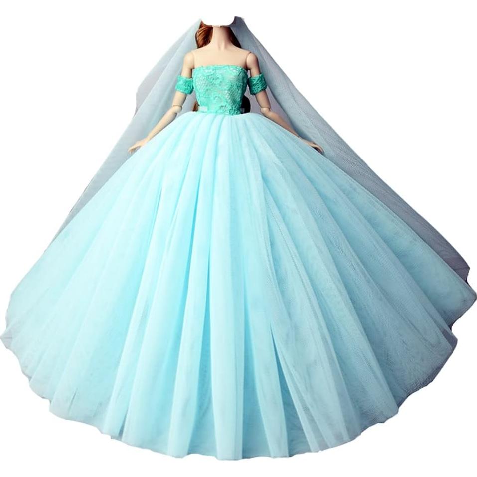 Conjunto de 3 Vestidos Vintage para Muñeca 29cm Lance Home