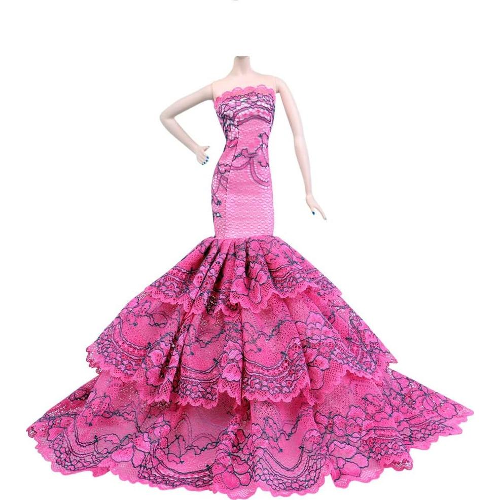 Conjunto de 3 Vestidos Vintage para Muñeca 29cm Lance Home