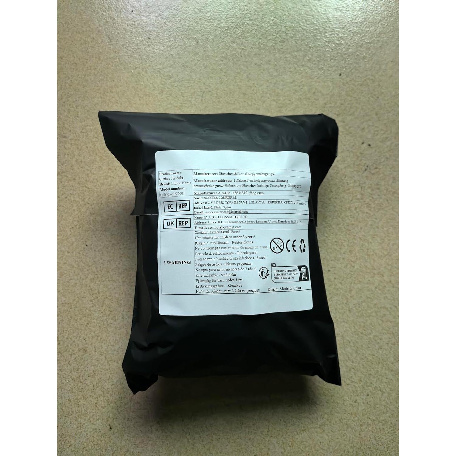 Conjunto de 3 Vestidos Vintage para Muñeca 29cm Lance Home