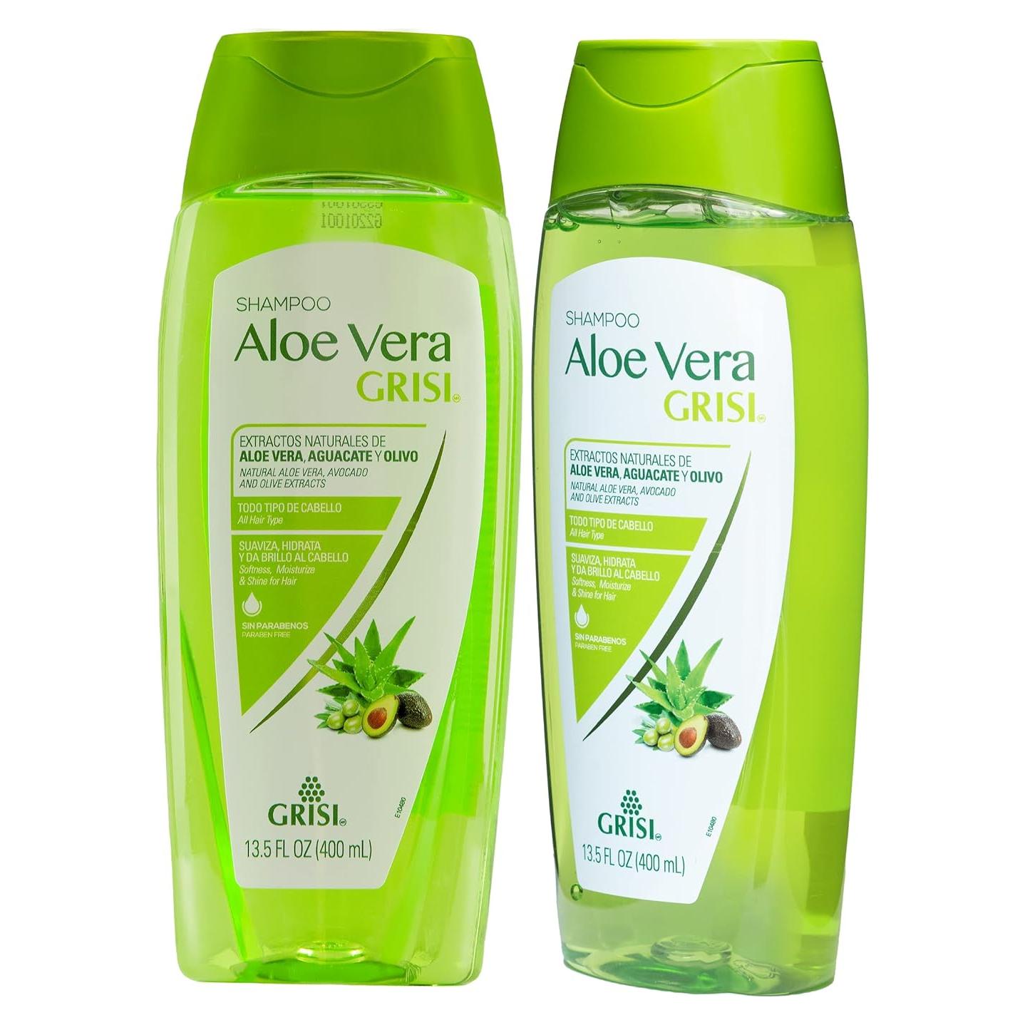 Champú Grisi Aloe Vera Hidratante 2x400ml Libre de Parabenos