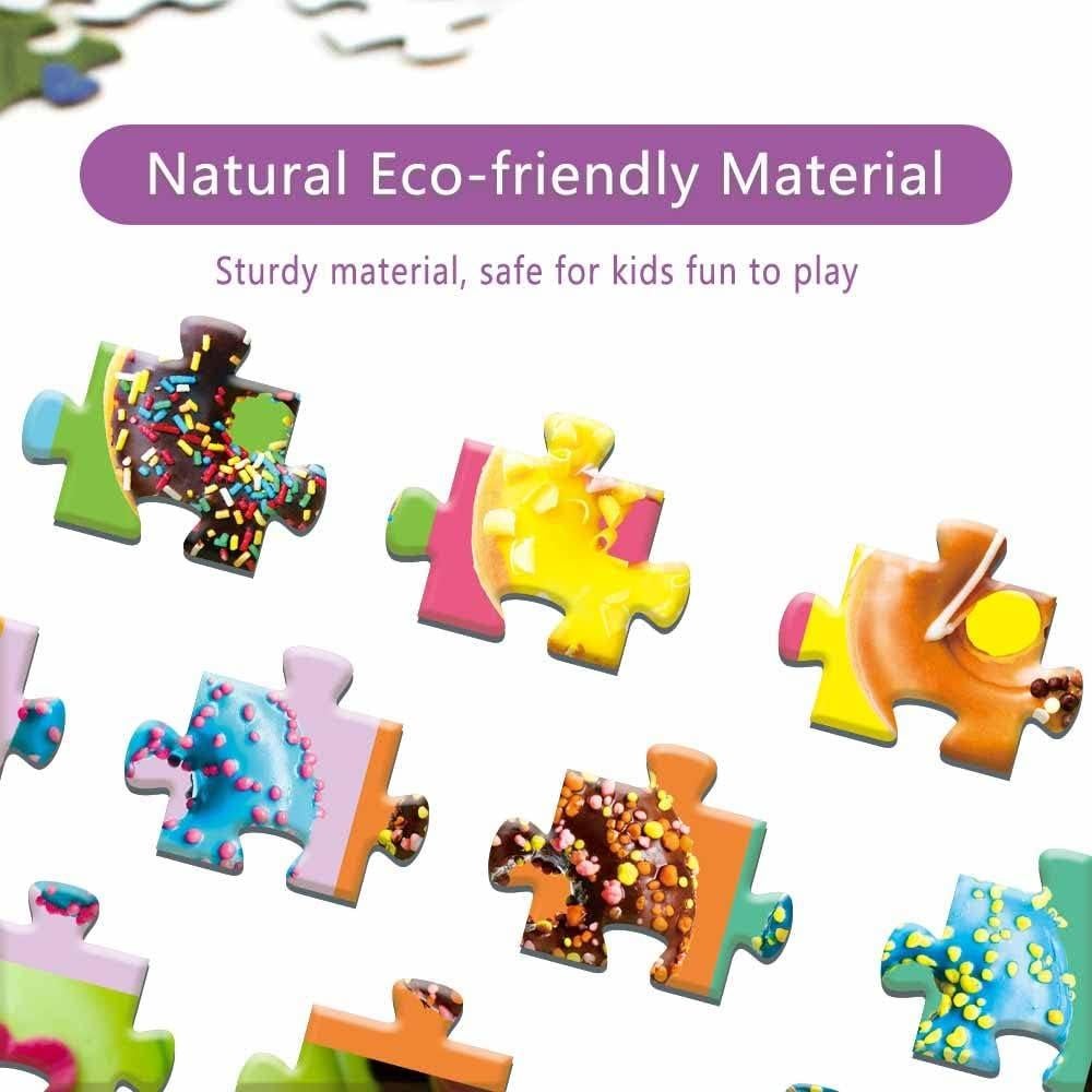 Rompecabezas de 100 Piezas Donas Fishwisdom 40x30 cm