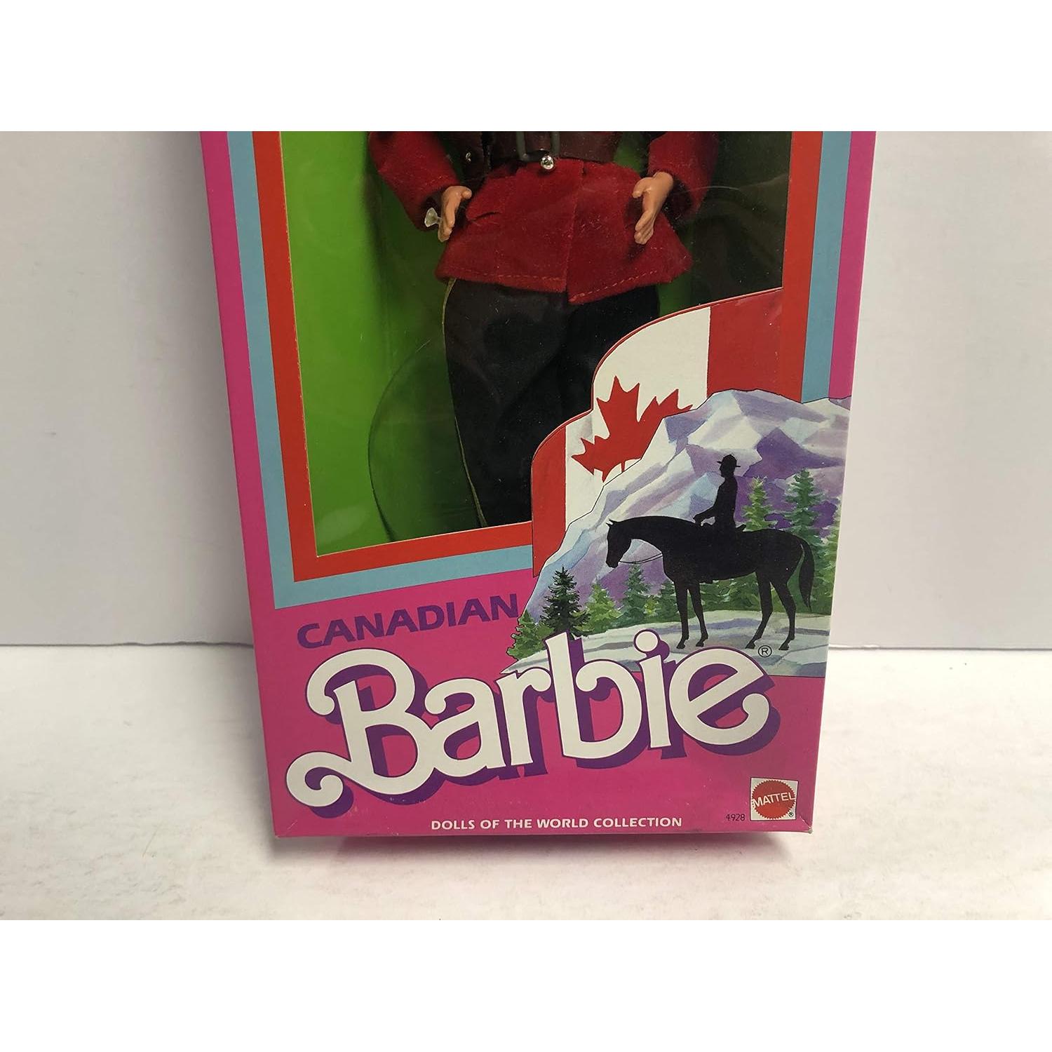 Muñeca Barbie Canadiense 1987 Mattel Edición Especial