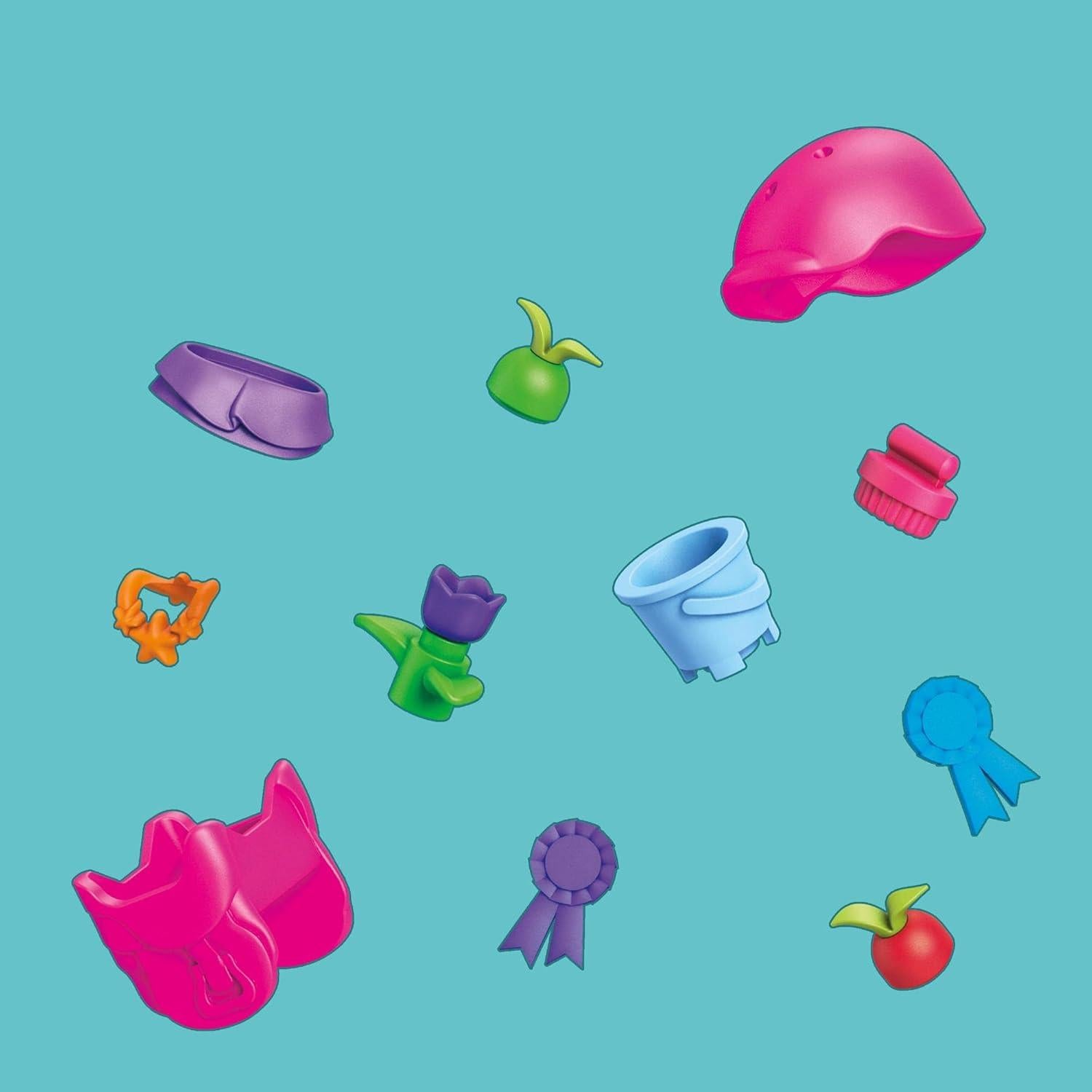 Set de Construcción Mega Barbie Salto de Caballo con 73 Piezas