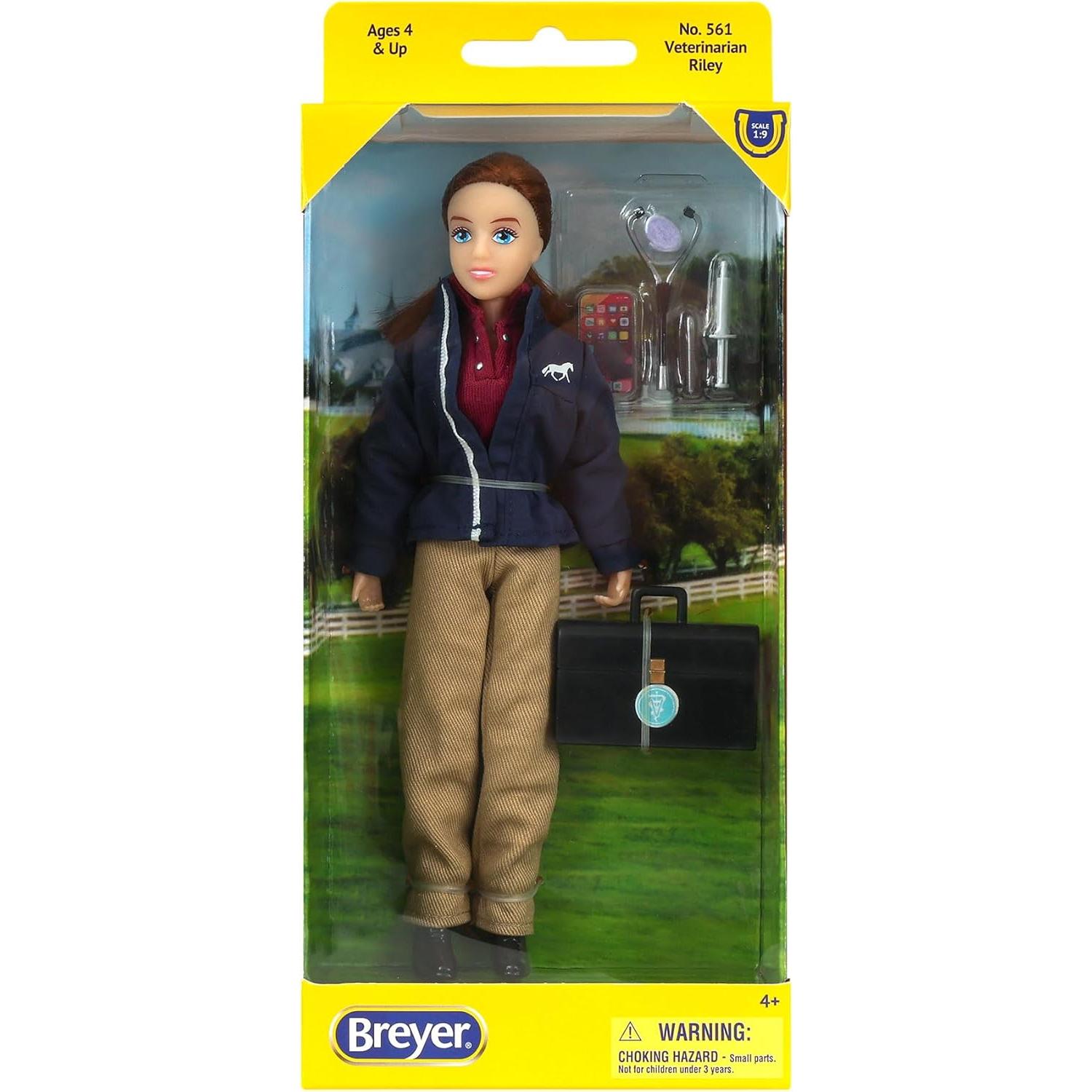 Muñeca Veterinaria Riley Breyer con Kit Veterinario 29.2 cm