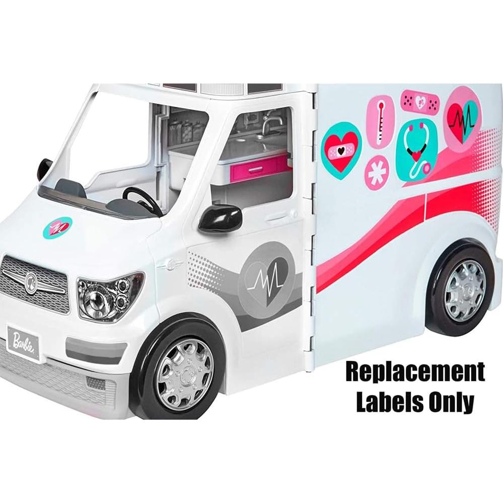 Etiquetas de Repuesto para Juego de Muñeca Barbie FRM19