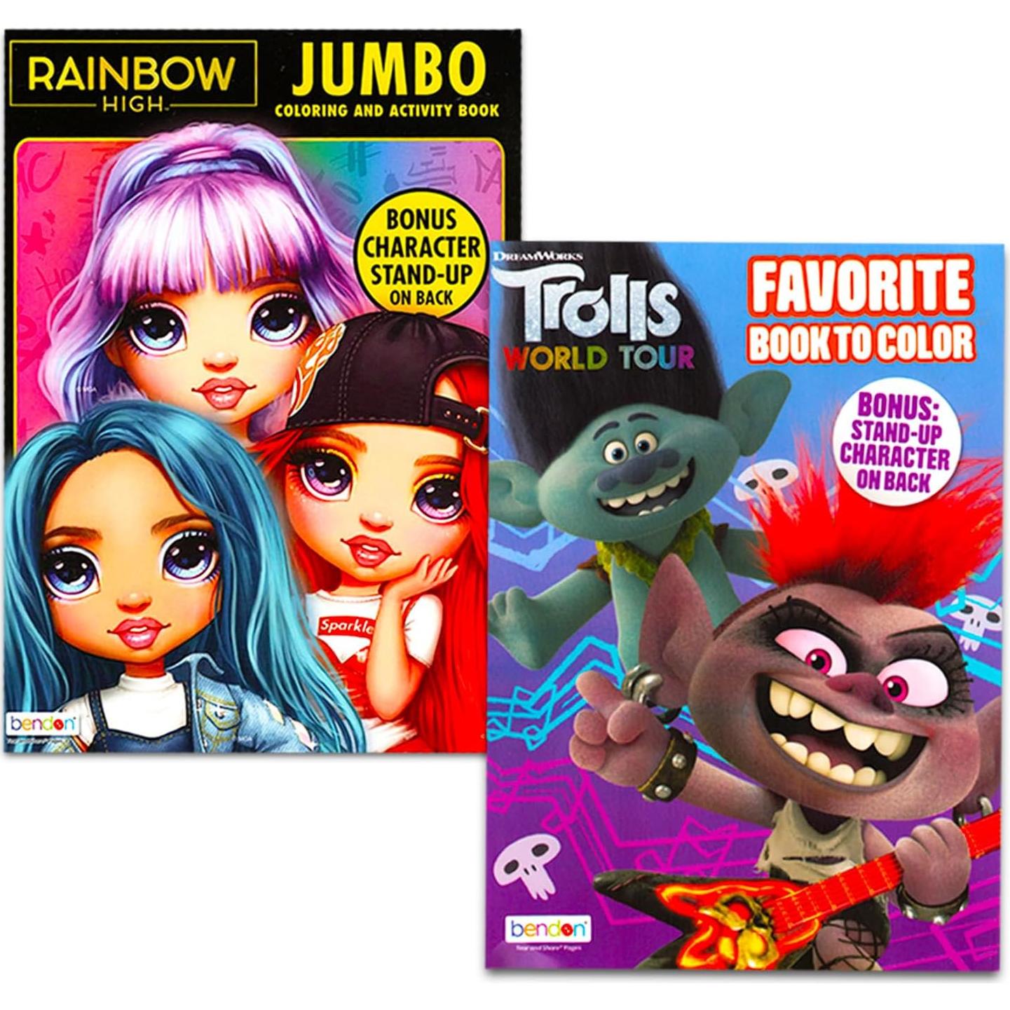 Paquete de 12 Libros para Colorear Disney para Niñas 3-8 Años