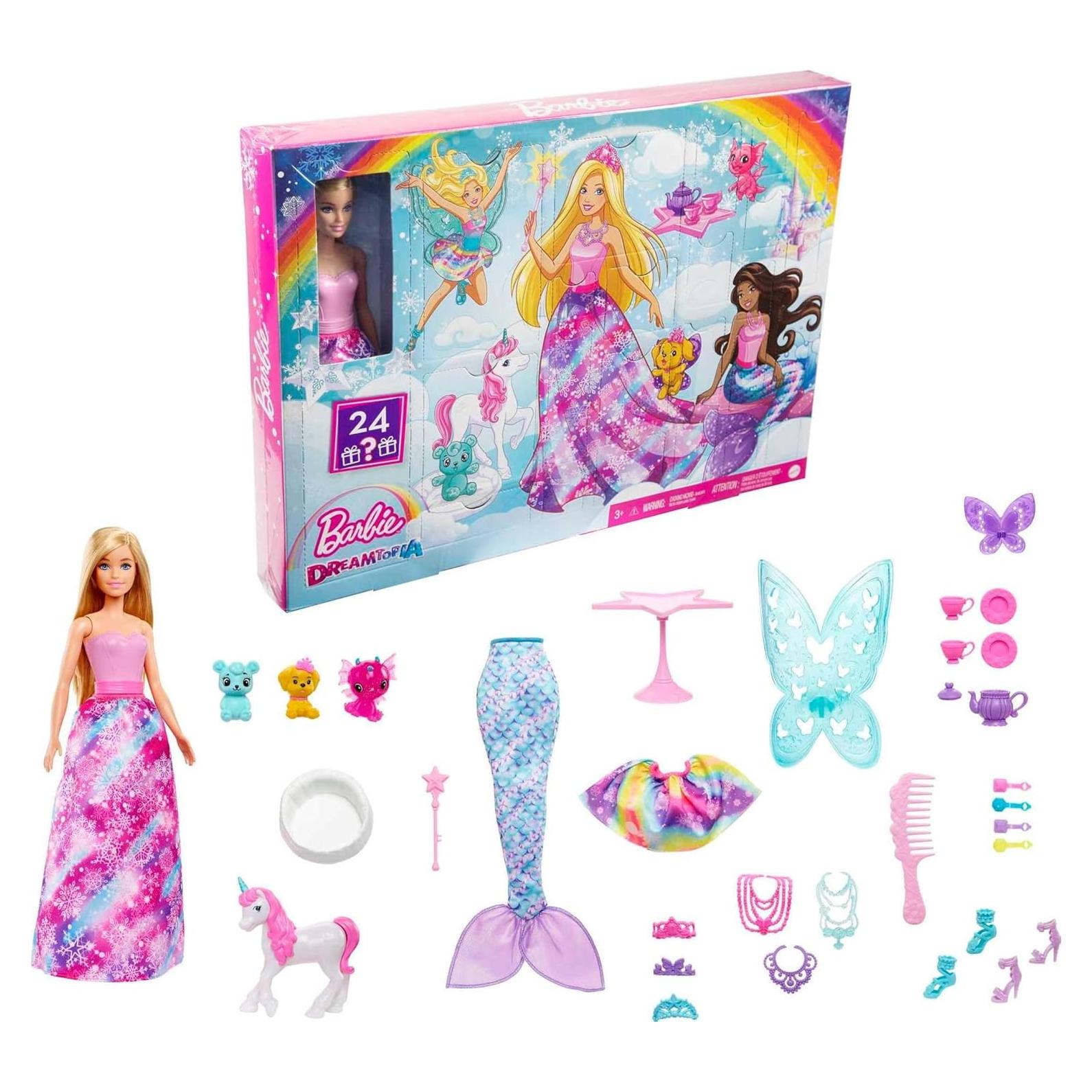 Calendario de Adviento Barbie Dreamtopia con 24 Sorpresas