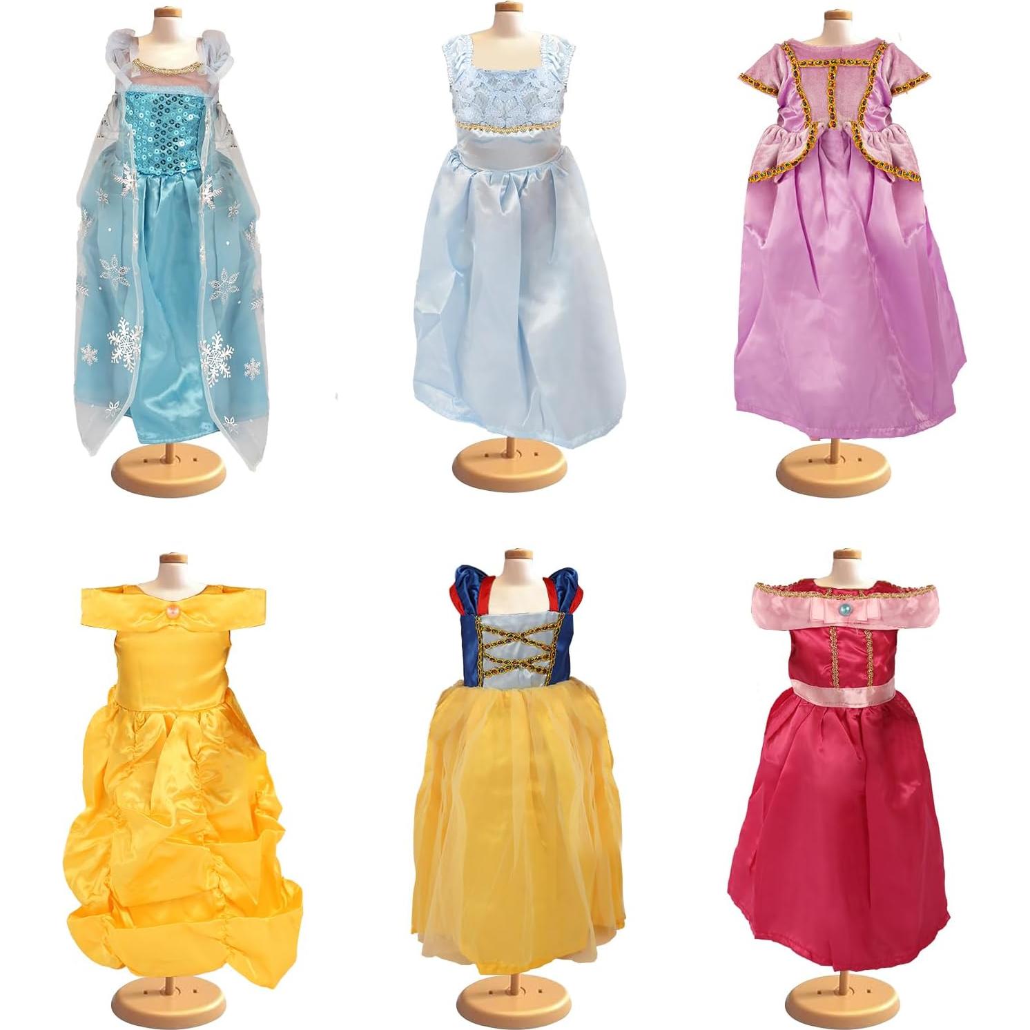 Ropa de Muñeca 18 Pulgadas Feayea - 6 Disfraces Princesa