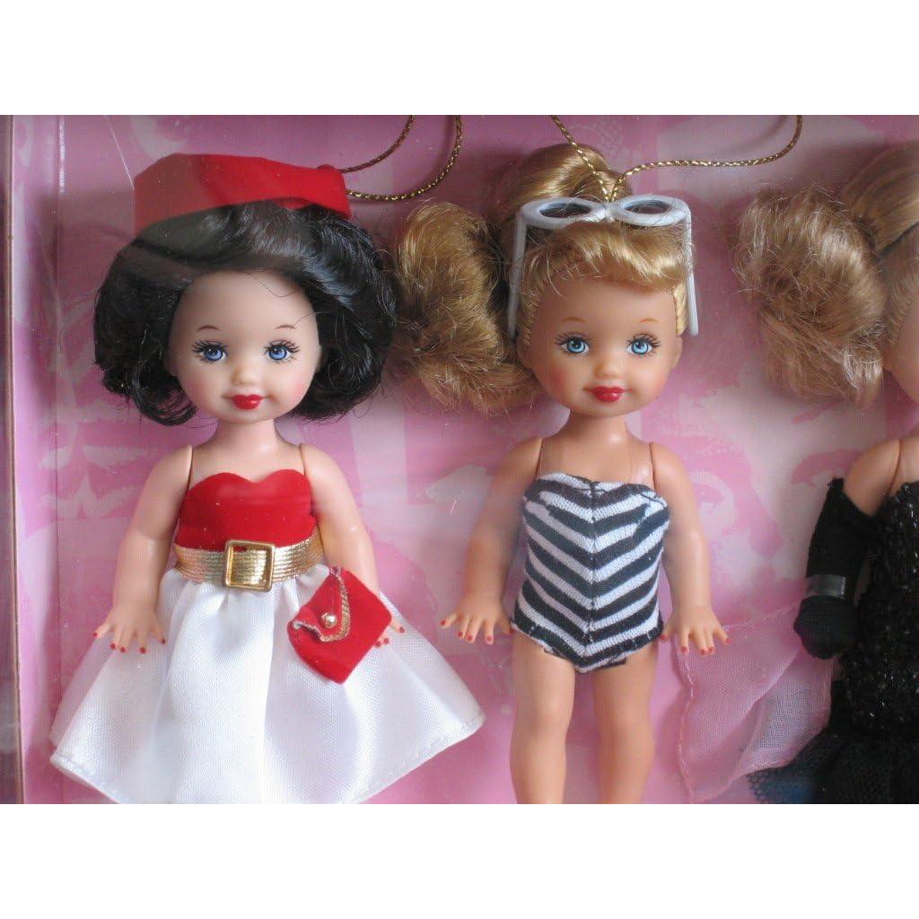 Colección de Adornos Barbie Giftset Mattel 2003 - 4 Muñecas Kelly
