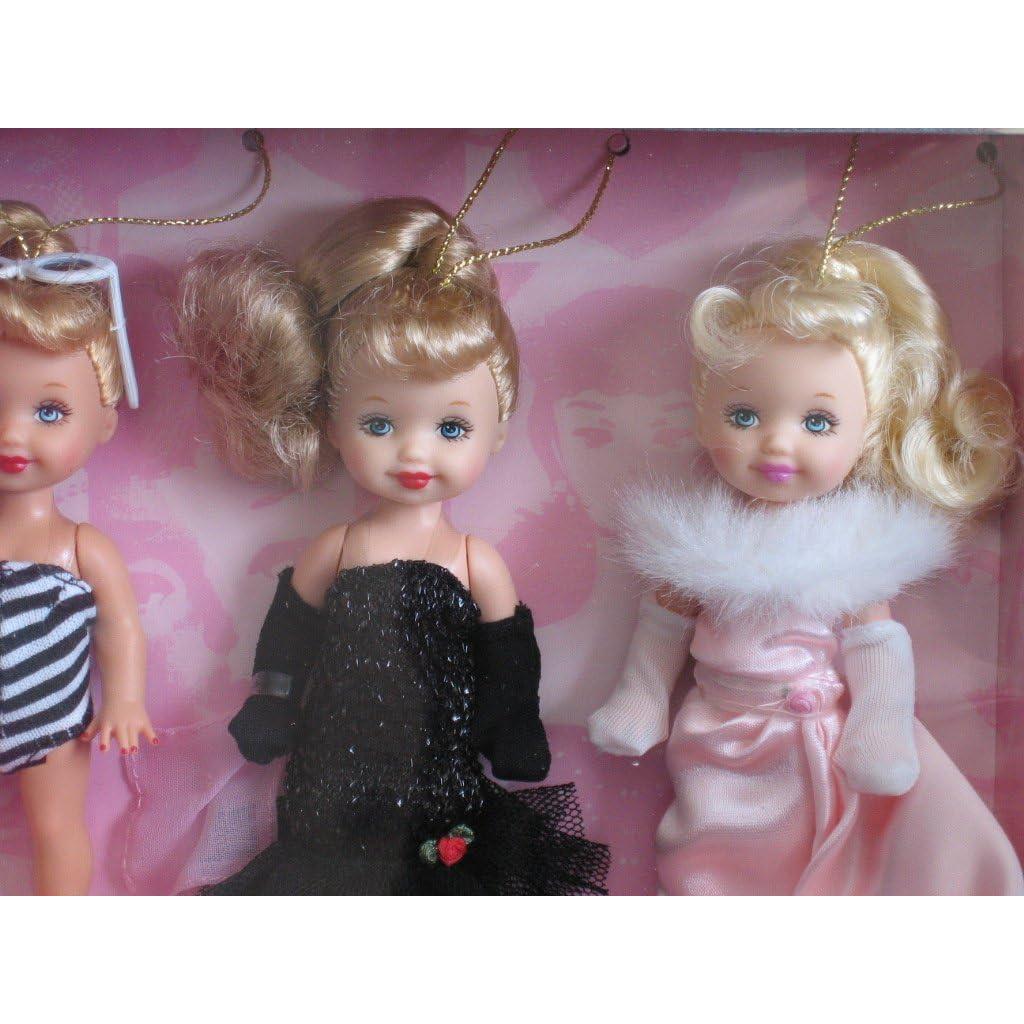 Colección de Adornos Barbie Giftset Mattel 2003 - 4 Muñecas Kelly