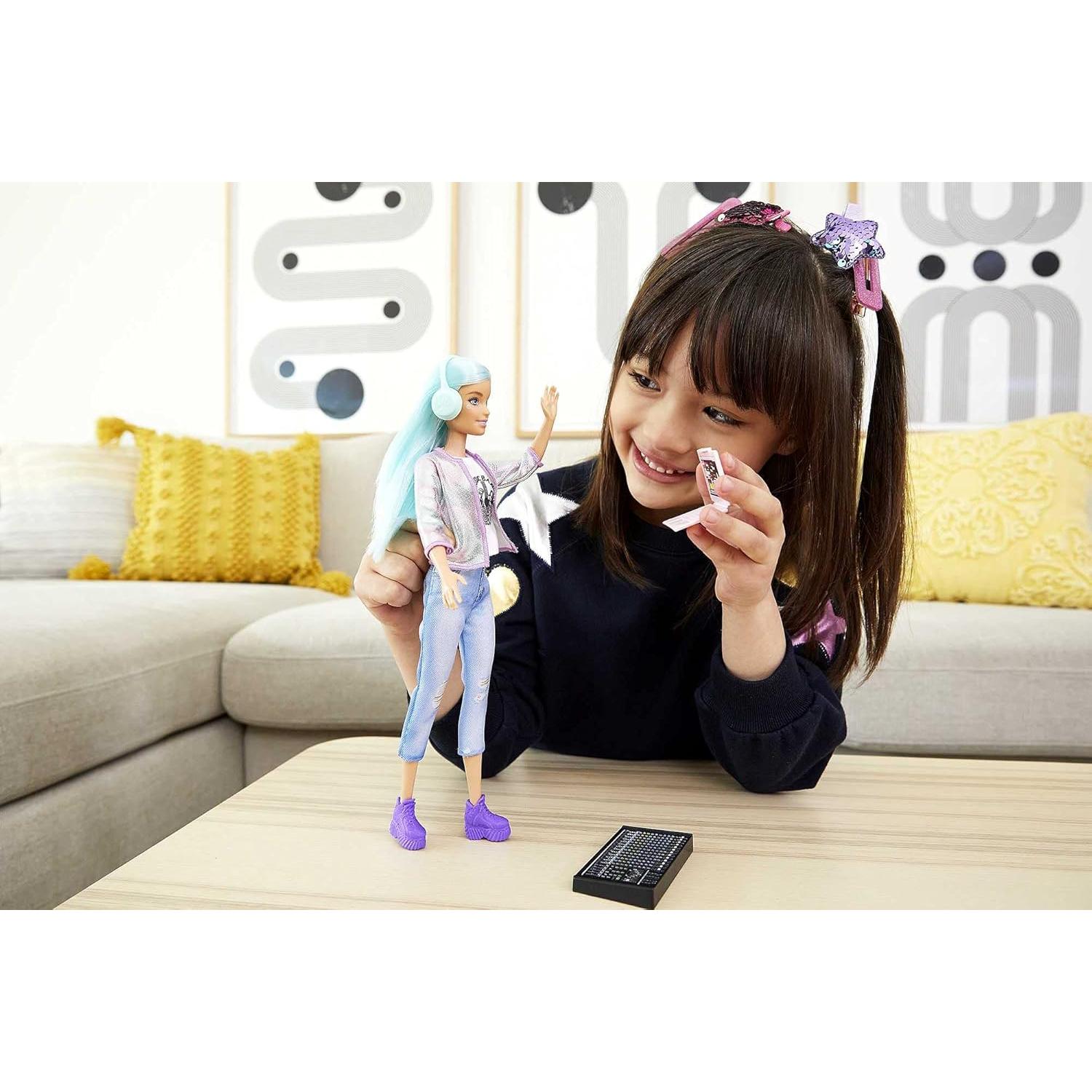 Muñeca Productora de Música Barbie Mattel 30.48 cm con Accesorios