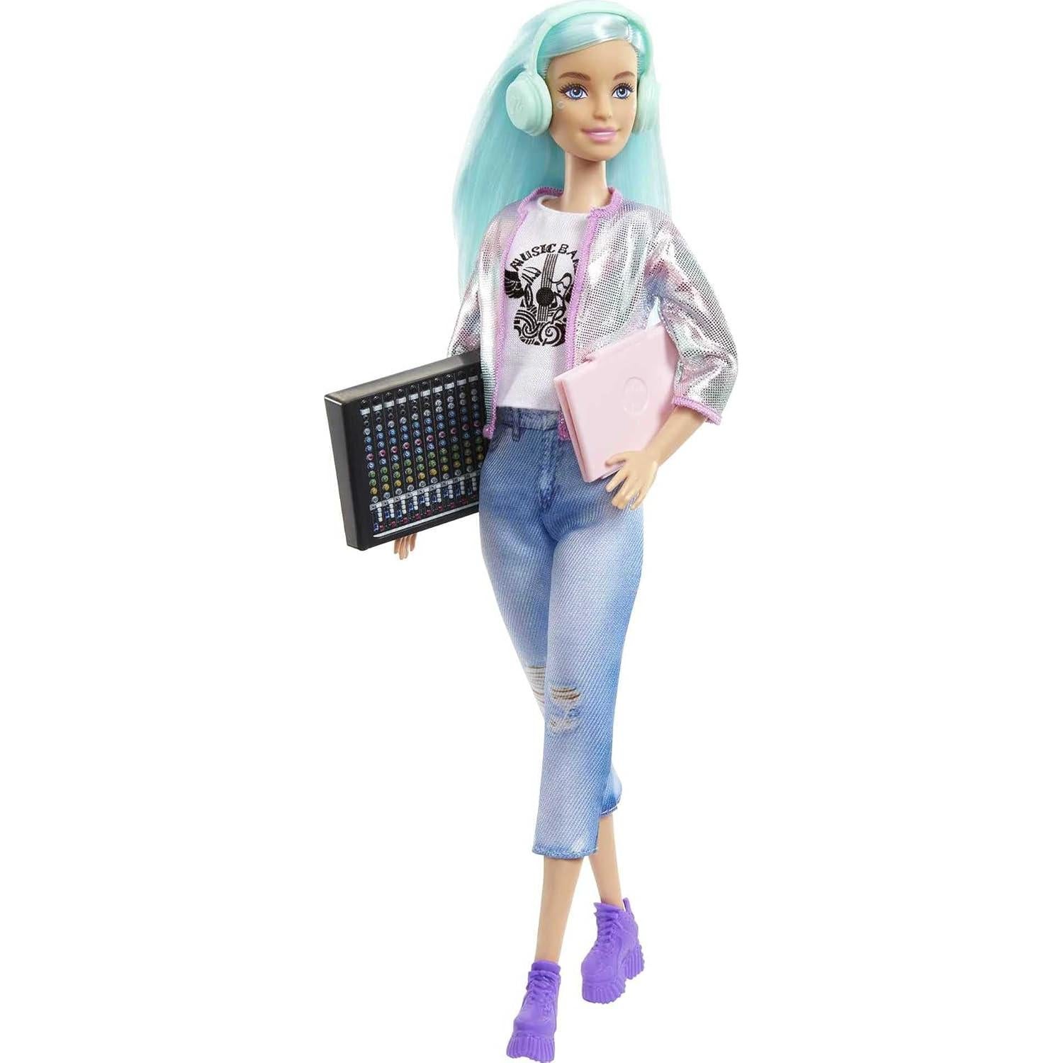 Muñeca Productora de Música Barbie Mattel 30.48 cm con Accesorios