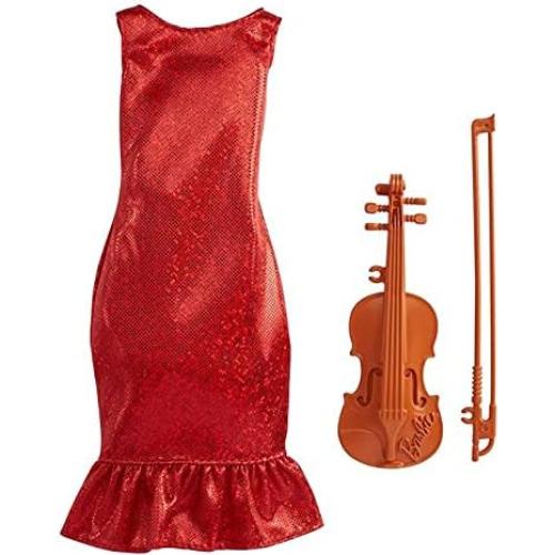 Conjunto de Ropa de Muñeca Barbie Violinista con Accesorios