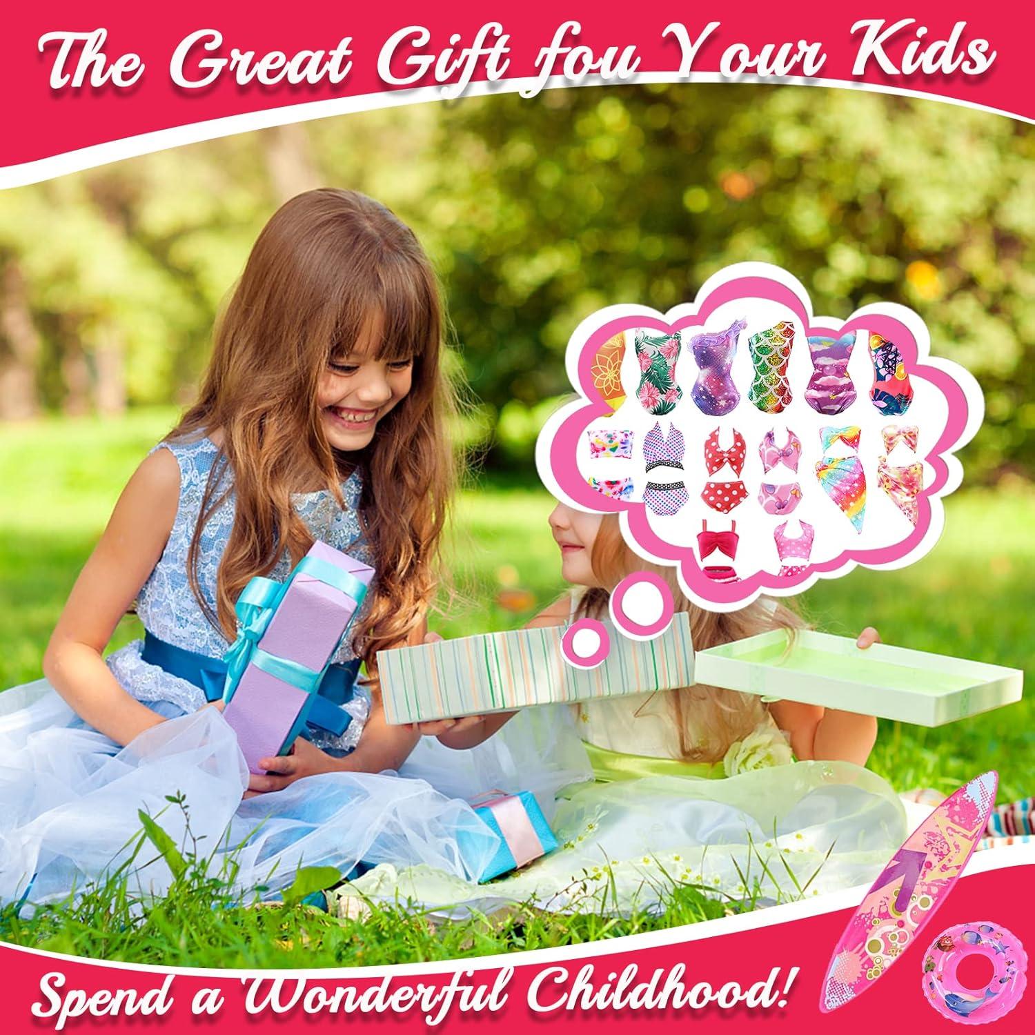 Conjunto de Ropa y Accesorios para Muñecas 40 Piezas Acehome