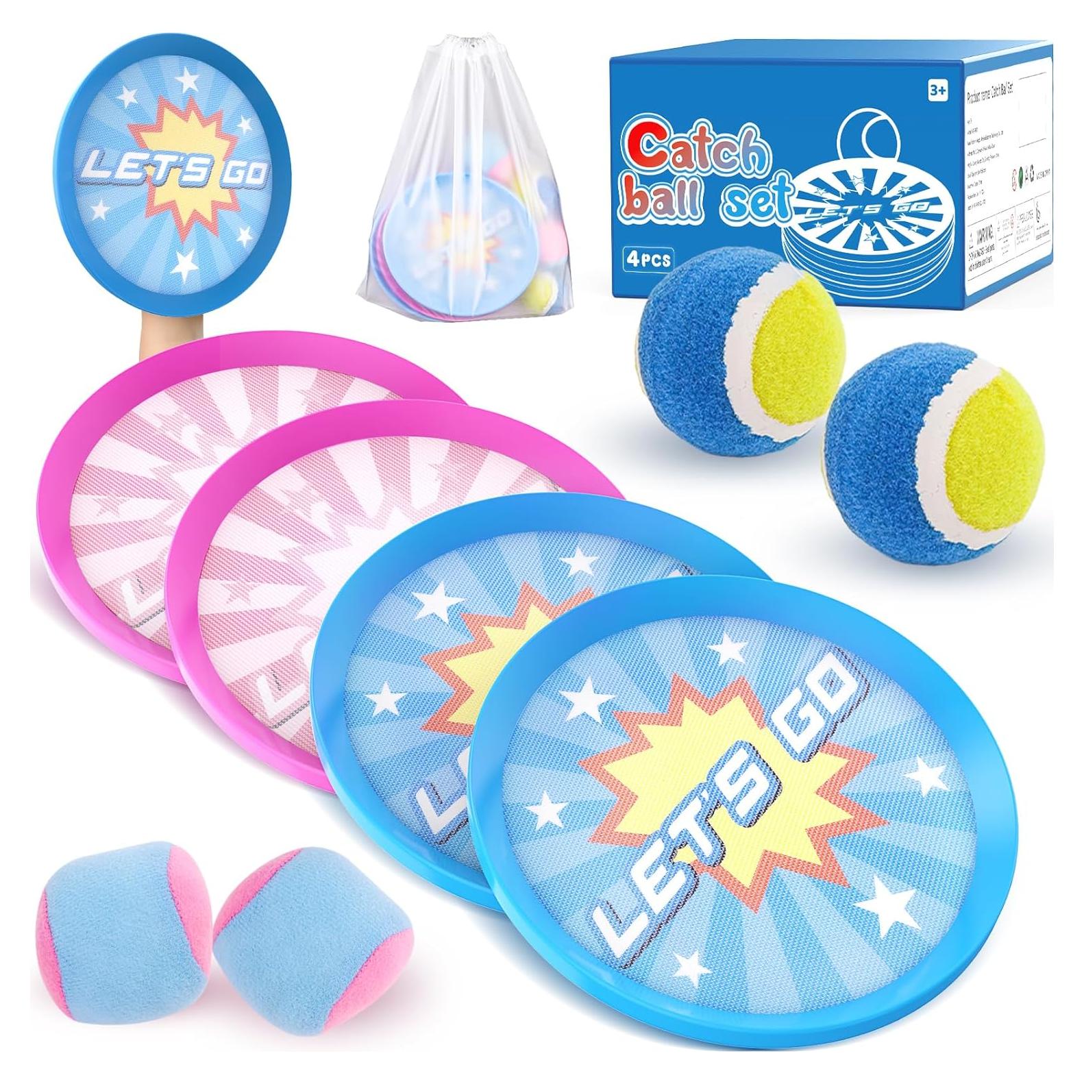 Juego de Pelota de Captura TooLion - 4 Palas y 4 Pelotas