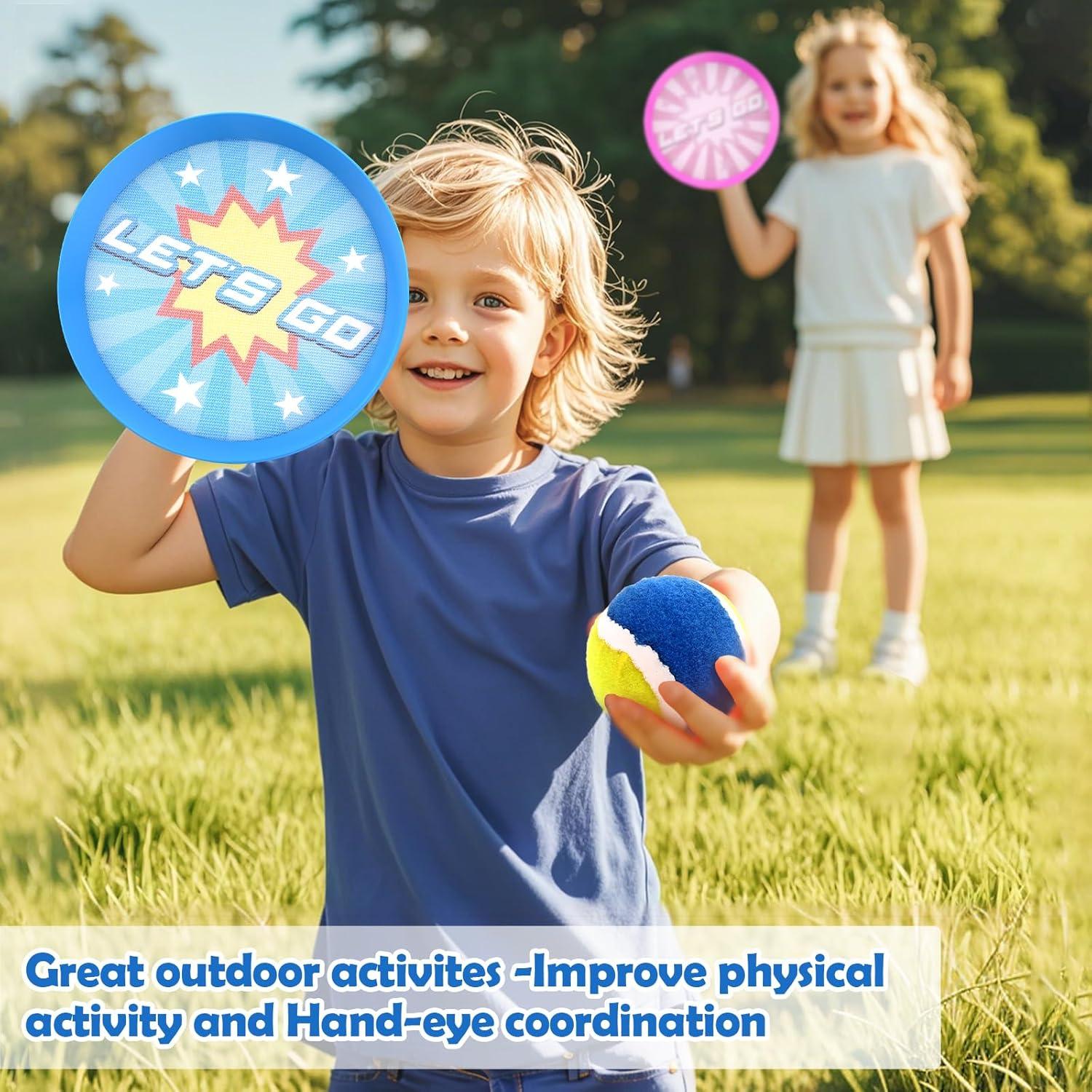 Juego de Pelota de Captura TooLion - 4 Palas y 4 Pelotas