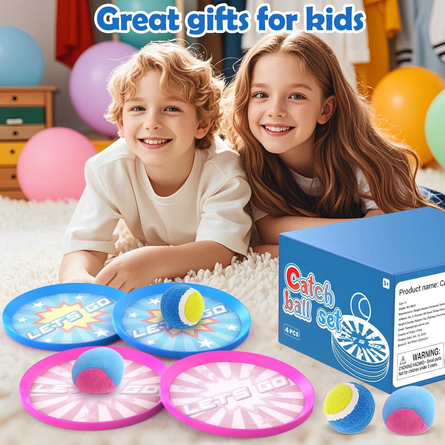 Juego de Pelota de Captura TooLion - 4 Palas y 4 Pelotas