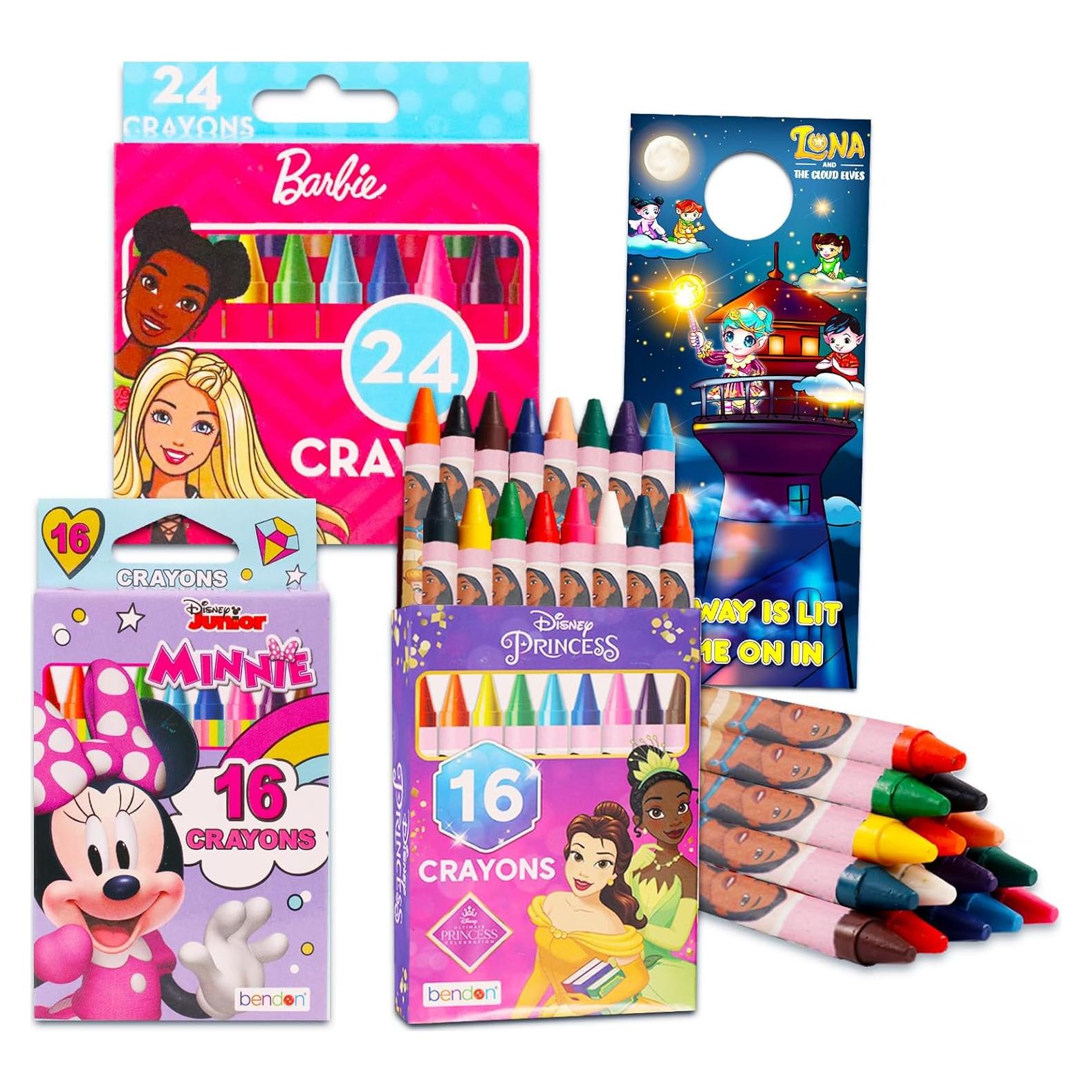 Cajas de Crayones Crenstone para Niñas 4-8 Años - 56 Piezas