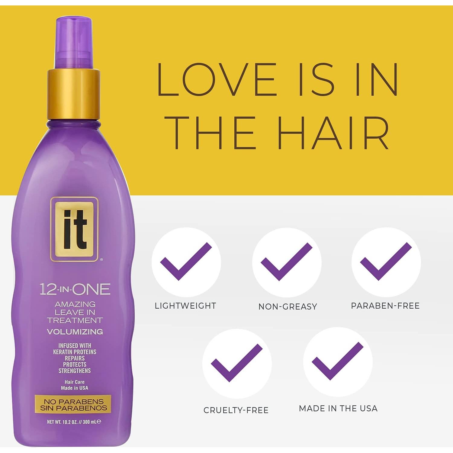 Tratamiento Capilar IT 12-en-Uno 288.6 g - Volumen y Fortalecimiento