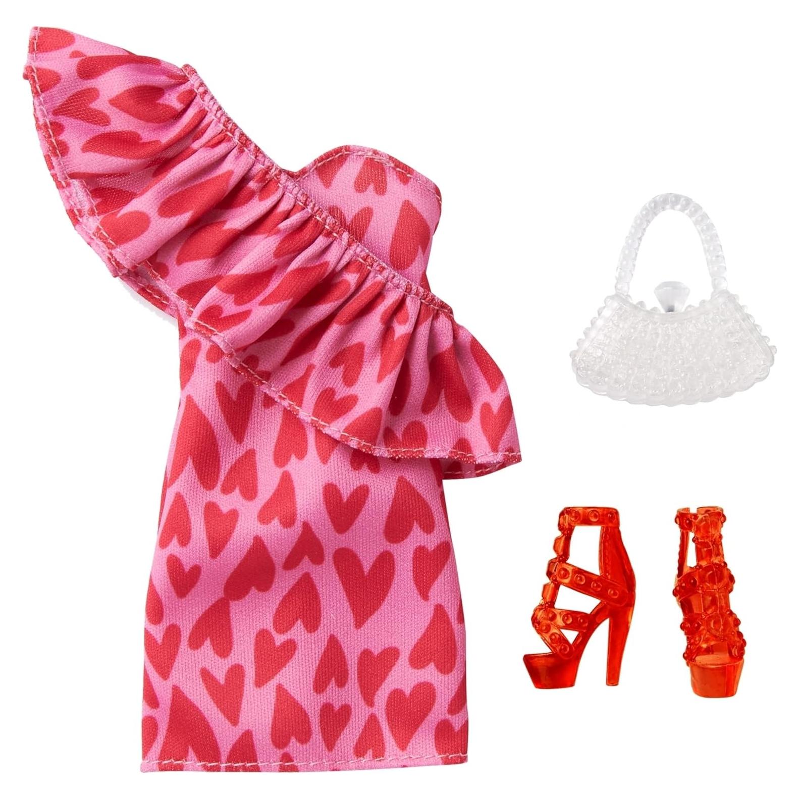 Conjunto de Moda Completo Barbie Mattel GWC27 - Vestido Negro